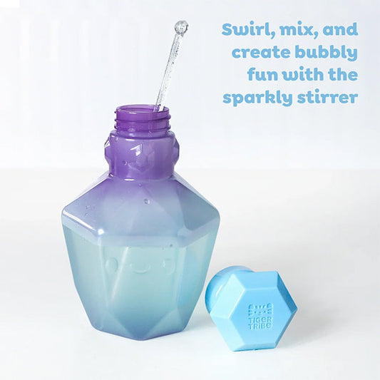 Botella Poción Mágica Morado A Azul