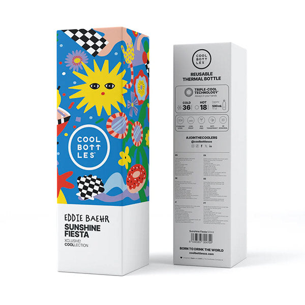 Botella Térmica Eddie Baehr Sunshine Fiesta Cool Bottles 500ml