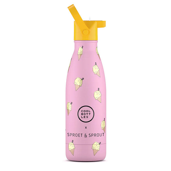 Botella Térmica Pink Scoop 350ml The Kids Cool Bottles