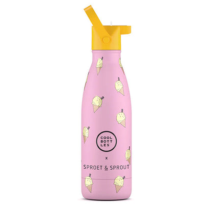 Botella Térmica Pink Scoop 350ml The Kids Cool Bottles