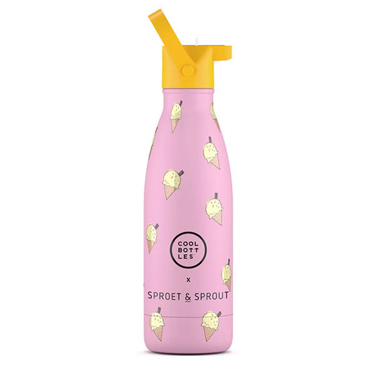 Botella Térmica Pink Scoop 350ml The Kids Cool Bottles