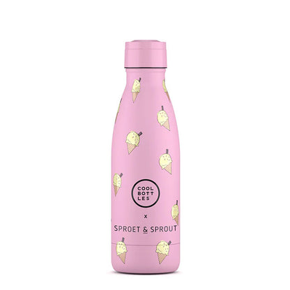Botella Térmica Pink Scoop 350ml The Kids Cool Bottles