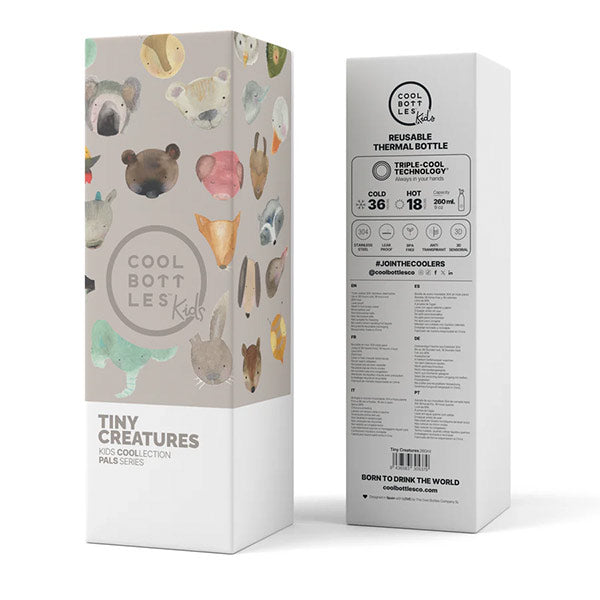 Botella Térmica Tiny Creatures 260ml The Kids Cool Bottles
