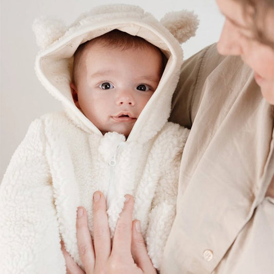 Buzo Teddy Blanco Roto Little Dutch Newborn Naturals