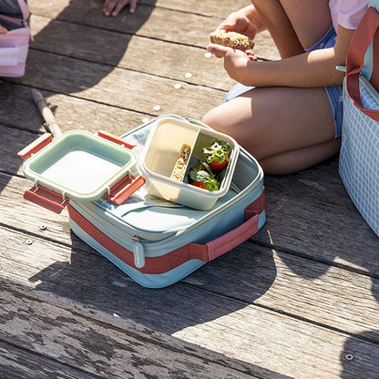 Caja Almuerzo Grande Stripes Blue
