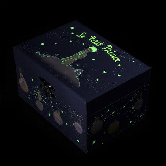 Caja Música Principito Estrellas Brilla En Oscuridad