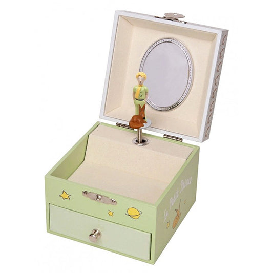 Caja Música Principito Jardín Brilla En Oscuridad