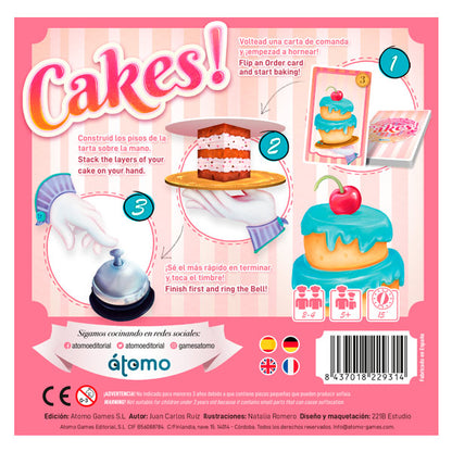 Juego Mesa Habilidad Cakes! Átomo