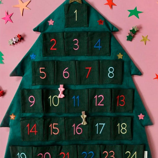 Calendario Adviento Árbol Navidad Reutilizable Rockahula