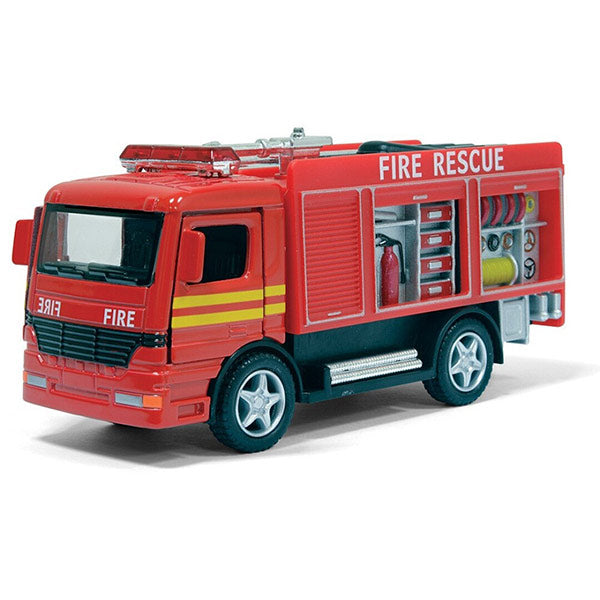 Camión De Bomberos Coche Juguete Pullback