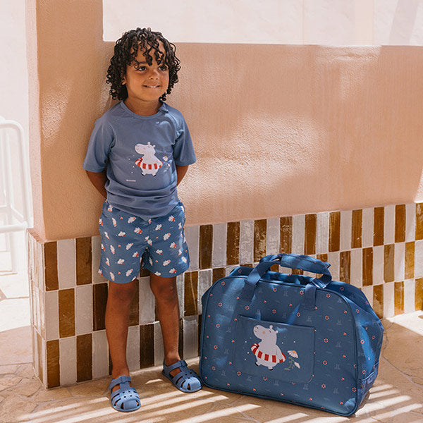 Camiseta Protección Solar UV Infantil Hippos