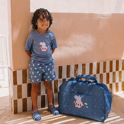 Camiseta Protección Solar UV Infantil Hippos