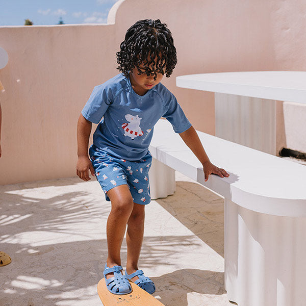 Camiseta Protección Solar UV Infantil Hippos
