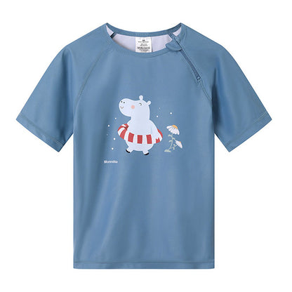Camiseta Protección Solar UV Infantil Hippos