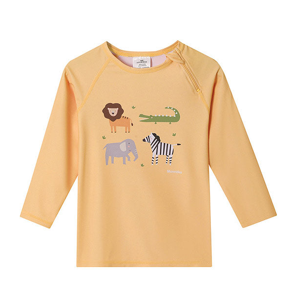 Camiseta Protección Solar UV Infantil Manga Larga Wild Animals