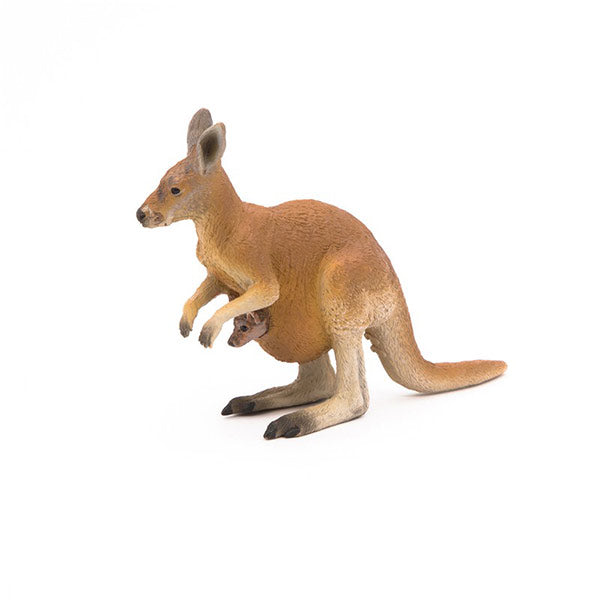 Canguro Y Su Bebé Animal Juguete Papo