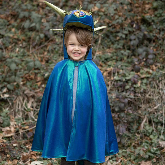 Capa Emerald El Dragón Metálico 5-6 Años Great Pretenders