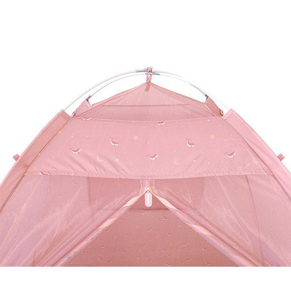 Carpa Playa con Protector Antimosquitos Whale Pink Monneka