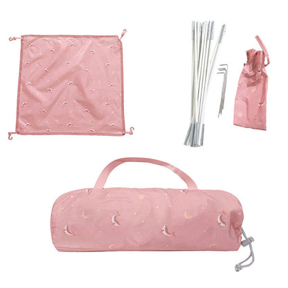 Carpa Playa con Protector Antimosquitos Whale Pink Monneka