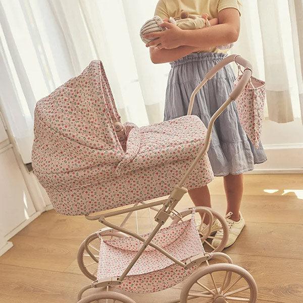 Carrito Para Muñecas Vichy Blue Monnëka