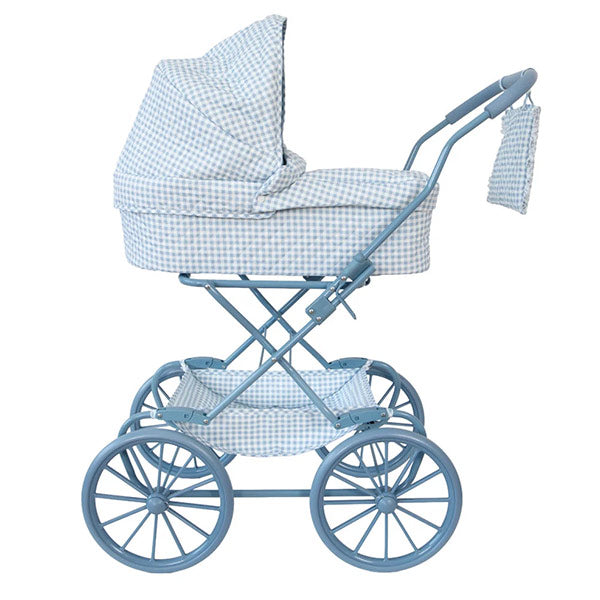 Carrito Para Muñecas Vichy Blue Monnëka