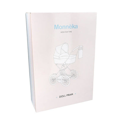 Carrito Para Muñecas Vichy Blue Monnëka