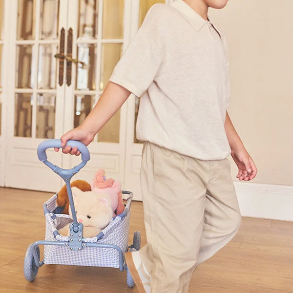 Carrito para Juguetes Vichy Blue Monnëka