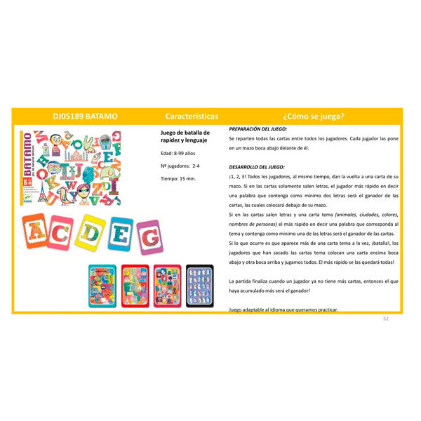 Cartas Batamo Djeco