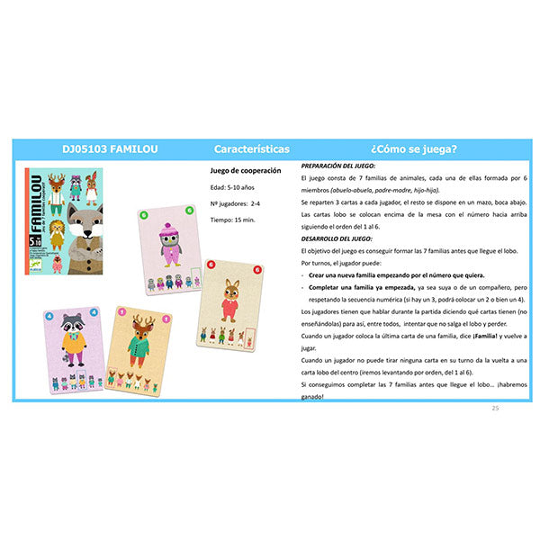 Cartas Familou Djeco