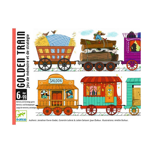 Cartas Golden Train Djeco