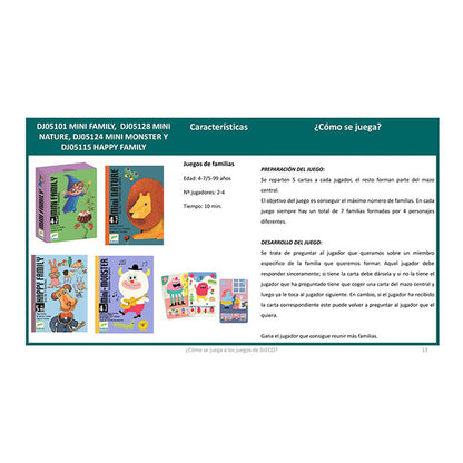 Cartas Happy Family Djeco