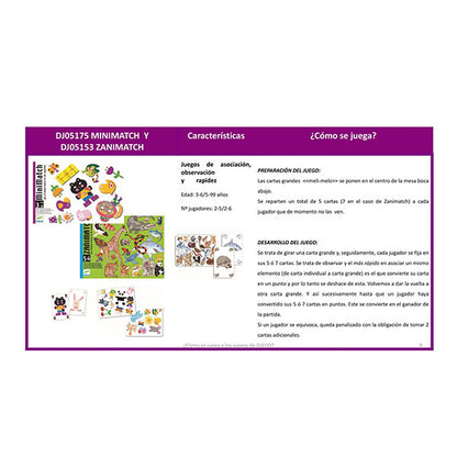 Cartas Minimatch Djeco