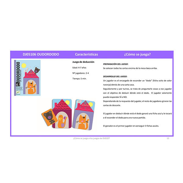 Cartas Oudordodo Djeco