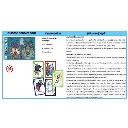 Cartas Spooky Boo! Djeco