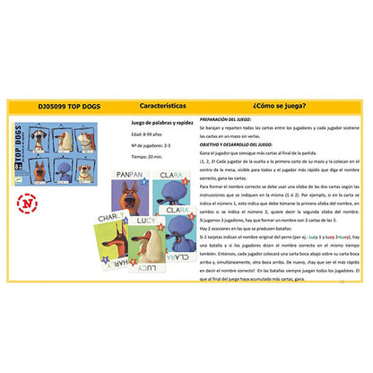 Cartas Top Dogs Djeco
