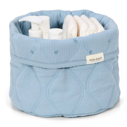 Cesta Pequeña Azul Denim Little Dutch