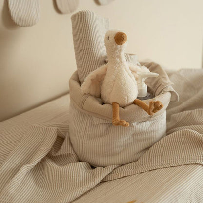 Cesta Pequeña Beige Suave Little Dutch