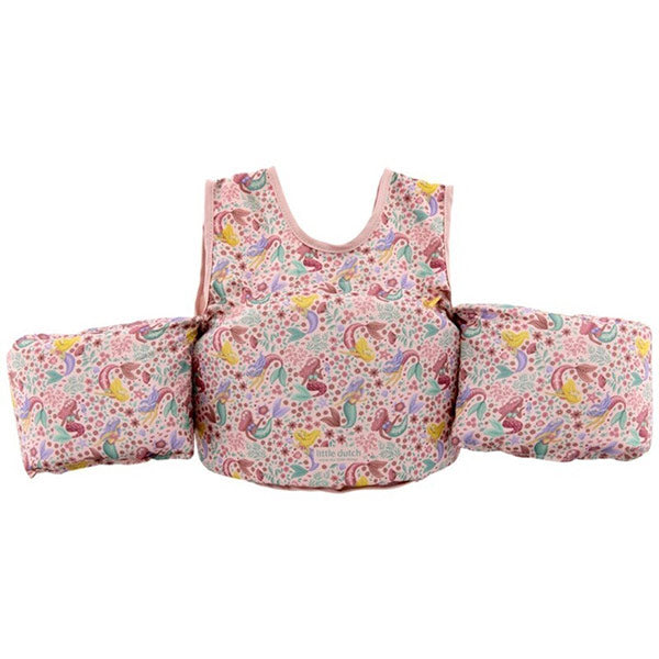 Chaleco Flotador Con Manguitos Sirenas Little Dutch