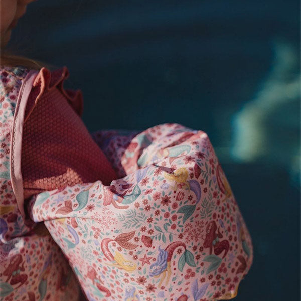 Chaleco Flotador Con Manguitos Sirenas Little Dutch