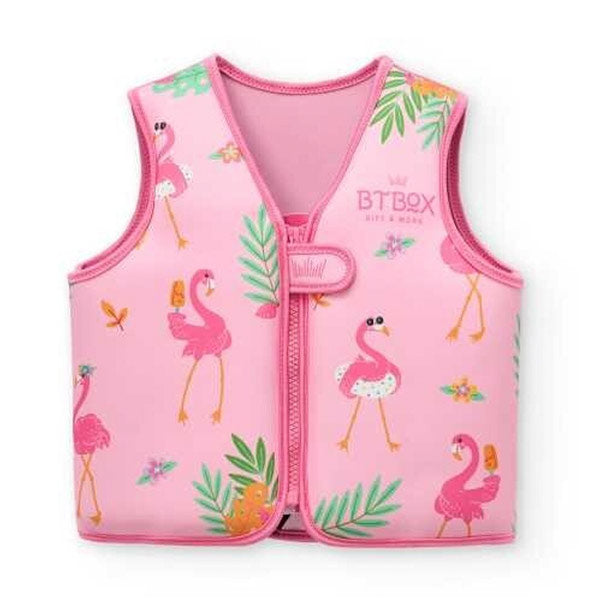 Chaleco Flotador Aprendizaje Para Niños Flamingos Talla S Btbox