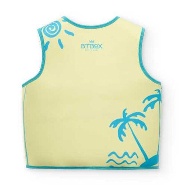 Chaleco Flotador Aprendizaje Para Niños Neon Palms Talla S Btbox