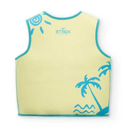 Chaleco Flotador Aprendizaje Para Niños Neon Palms Talla S Btbox