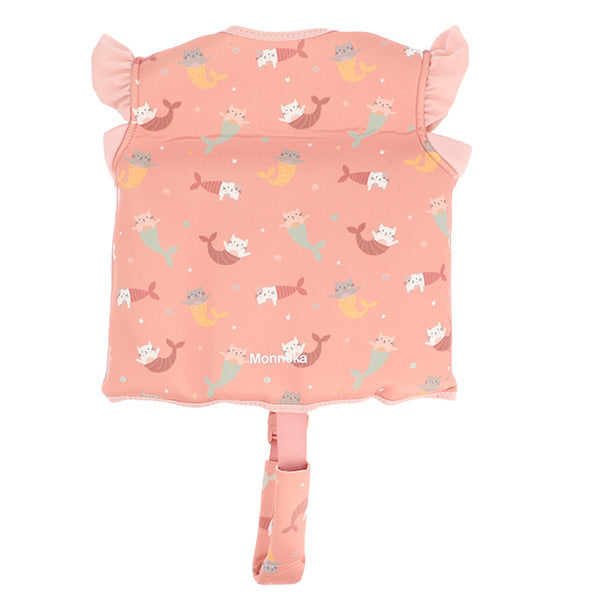 Chaleco Flotador Aprendizaje para Niños Monneka Gatos Sirena 2-6 Años