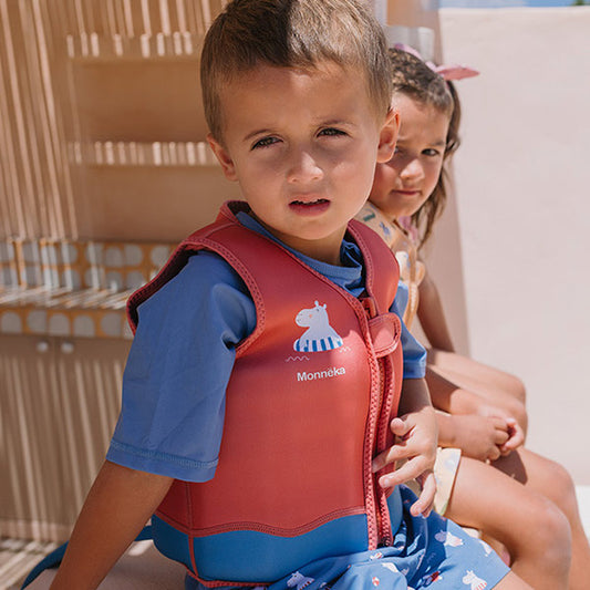 Chaleco Flotador Aprendizaje para Niños Monneka Hippos 2-6 Años