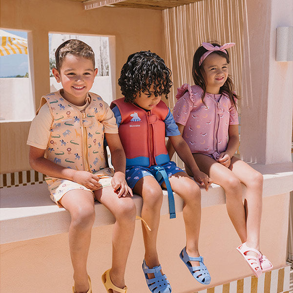 Chaleco Flotador Aprendizaje para Niños Monneka Hippos 2-6 Años