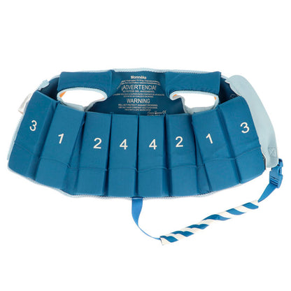 Chaleco Flotador Aprendizaje para Niños Monneka Stripes Blue 2-6 Años