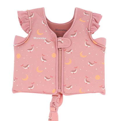Chaleco Flotador Aprendizaje para Niños Monneka Whale Pink 2-6 Años