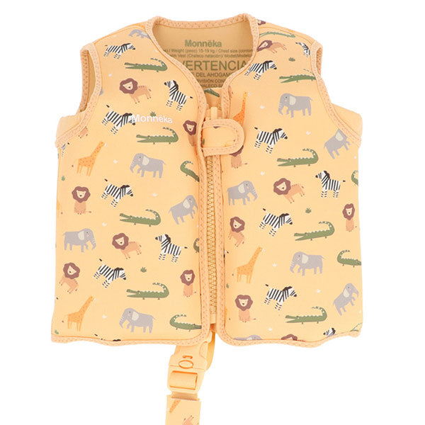 Chaleco Flotador Aprendizaje para Niños Monneka Wild Animals 2-6 Años