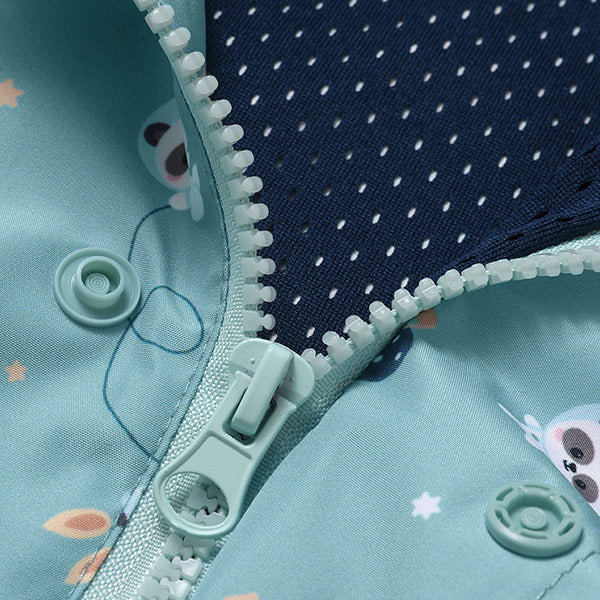 Chubasquero Infantil Pandas in Space Tutete