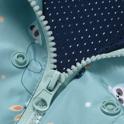 Chubasquero Infantil Pandas in Space Tutete